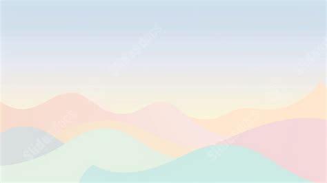 Curve Pastel Color Abstract Creative Decoration Illustration Simple ...