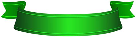 Green Banner Ribbon Png