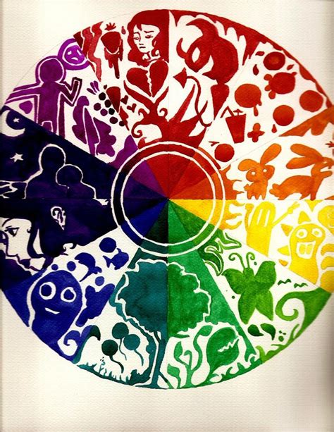 Color Wheel by shortgiraffe on DeviantArt | Pinturas simples de ...