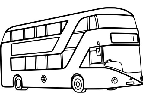 Nice Double Decker Bus coloring page - Download, Print or Color Online ...