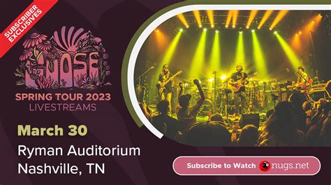 Goose Live Stream: How To Watch The Band's Debut At The Historic Ryman ...