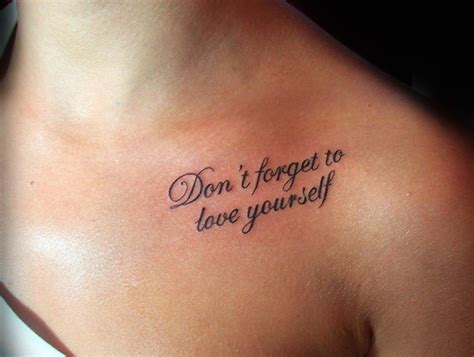 Chest Quote Tattoos Designs, Ideas and Meaning - Tattoos For You