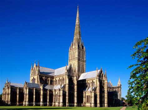 Salisbury Cathedral, Built in The Style of Early English Gothic ...