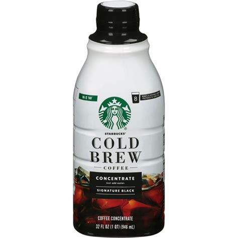 Starbucks Cold Brew Multi Serve Concentrate Signature Black -- 32 fl oz ...