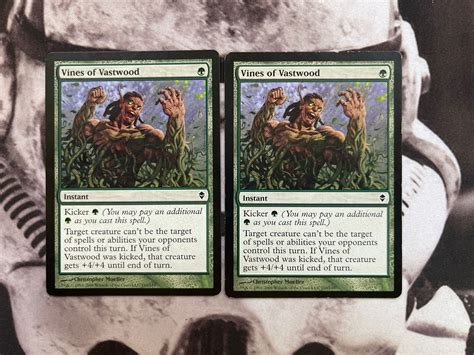 2x - Vines of Vastwood - Zendikar LP- Magic The Gathering MTG | eBay