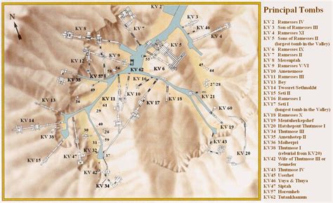 Valley of the Kings Map