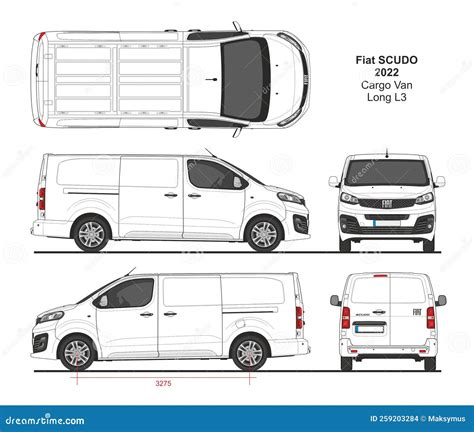 Fiat Scudo Cargo Delivery Van L3 2022 Editorial Stock Image ...