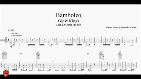 Bamboleo - Guitar Tab - YouTube