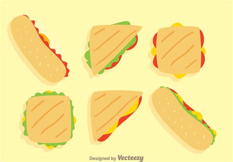 Sandwich Vector 99386 Vector Art at Vecteezy