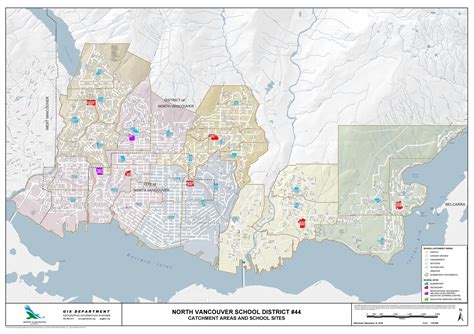 District Map - North Vancouver School District