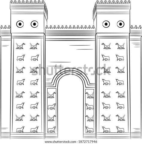 Diagram Of Ishtar Gate Dimensions