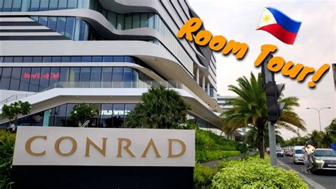 Conrad Hotel Deluxe Bay View Room Tour in Pasay, Manila, Philippines ...