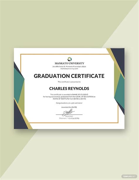 Certificates Template