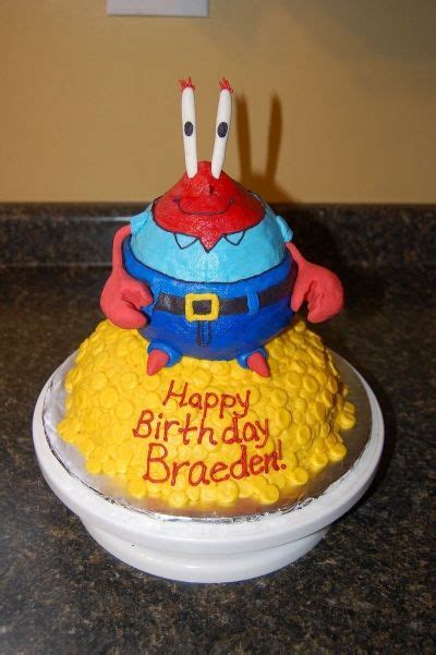 Mr. Krabs | Cake, Desserts, Cooking recipes