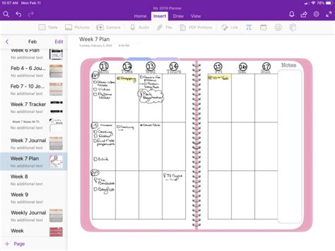 Planner Templates For Onenote