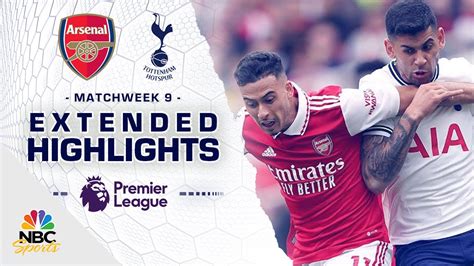 Arsenal v. Tottenham Hotspur | PREMIER LEAGUE HIGHLIGHTS | 10/1/2022 ...