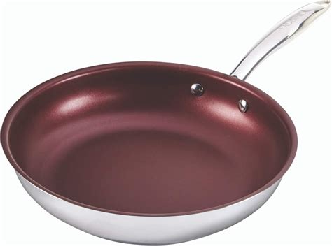 PADERNO Canadian Signature Stainless Steel Non-Stick Fry Pan, 28 and 32 ...