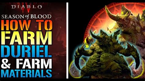 Diablo 4: "Duriel" Boss Guide! How To Summon Him, Farm Materials ...