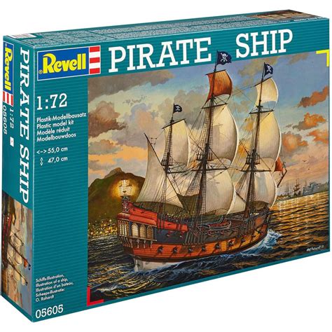 Revell Pirate Ship Model Kit 05605 Level 5 Scale 1:72