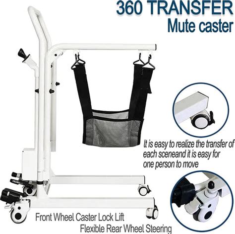 Patient Lift Transfer Chair (Electric, Portable)