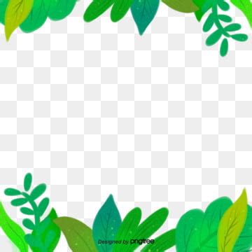 Leafy Green Border Stock Illustration Image Of Nature