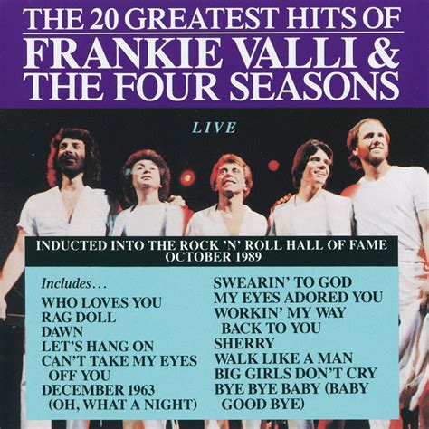 20 Greatest Hits Live by Four Seasons: Amazon.co.uk: CDs & Vinyl