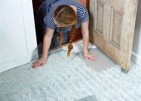 Bathroom of the Week: An Artist-Made Mosaic Tile Floor, Start to Finish ...