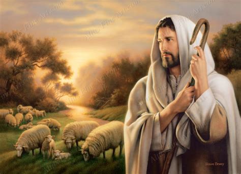 The Lord Is My Shepherd - Print in LDS Jesus Art Prints on LDSBookstore.com