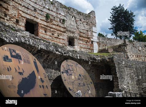 Brescia, Italy, 11 August 2017, Museum of the Roman ruins and Santa ...