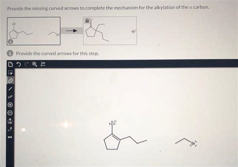 Complete the mechanism for the deprotonation of the | Chegg.com