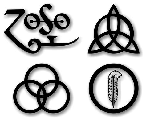 artwork - What do the symbols mean on Led Zeppelins iconic fourth album ...