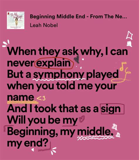 Beginning Middle End - Leah Nobel | Canciones, Mensajes, Maquillage de ojos