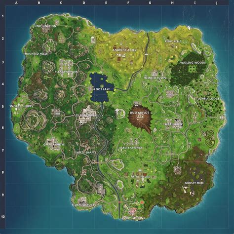 Fortnite Season 7 Map Changes