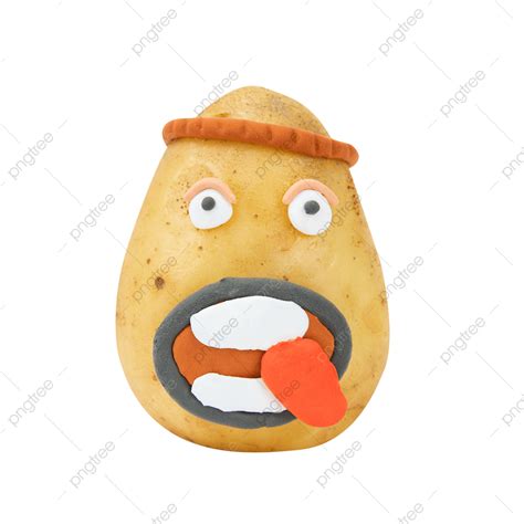 Potato PNG Transparent, Creative Potato Emoji, Creativity, Potato, Fun ...