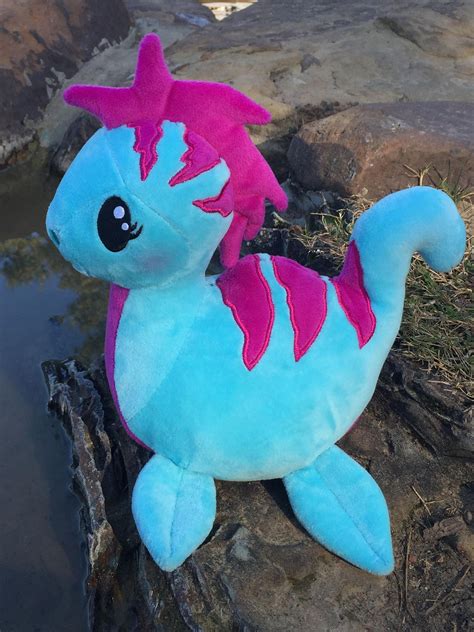 Ready to ship Pleasie the polite plesiosaur plush dinosaur | Etsy ...