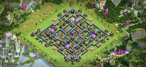 Best Anti 2 Stars Base TH13 with Link, Anti Everything - Town Hall ...