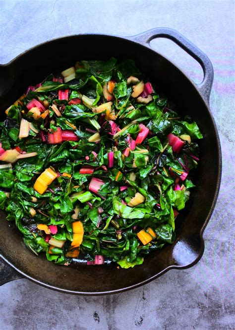 Simple Sautéed (Rainbow) Chard - Kitrusy