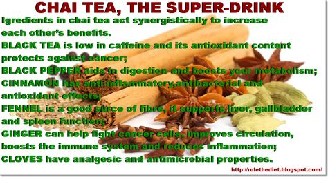 weight loss for a healthy lifestyle: THE MANY BENEFITS OF CHAI TEA