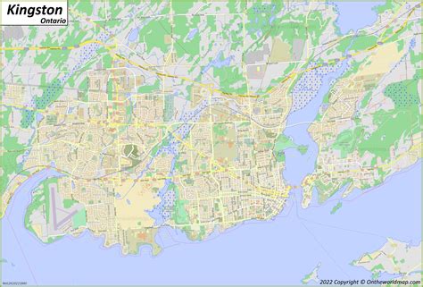 Kingston Map | Ontario, Canada | Detailed Maps of Kingston