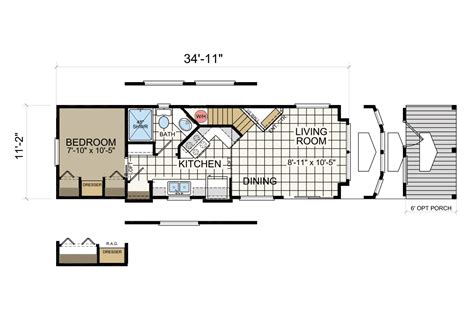 Park Model RV 509 Loft - Carefree Homes