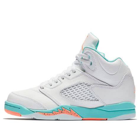 (GS) Air Jordan 5 Retro 'Light Aqua' 440893-100 - KICKS CREW