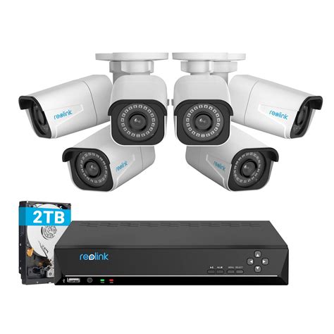 REOLINK 4K Security Camera System, NVR Recorder with 2TB HDD for 24-7 ...