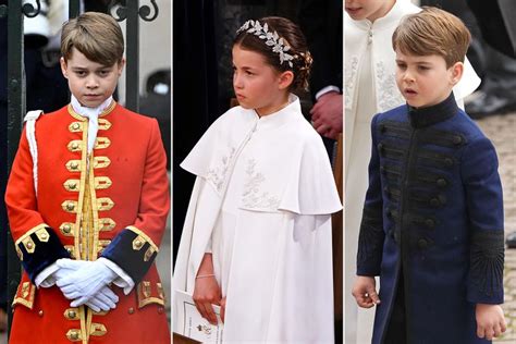 Prince George, Princess Charlotte, Prince Louis Coronation Flag Dressing