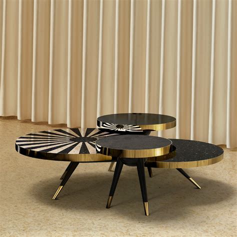 Arcadia Center Table Has Modern Midcentury Influences. A Four-layer ...