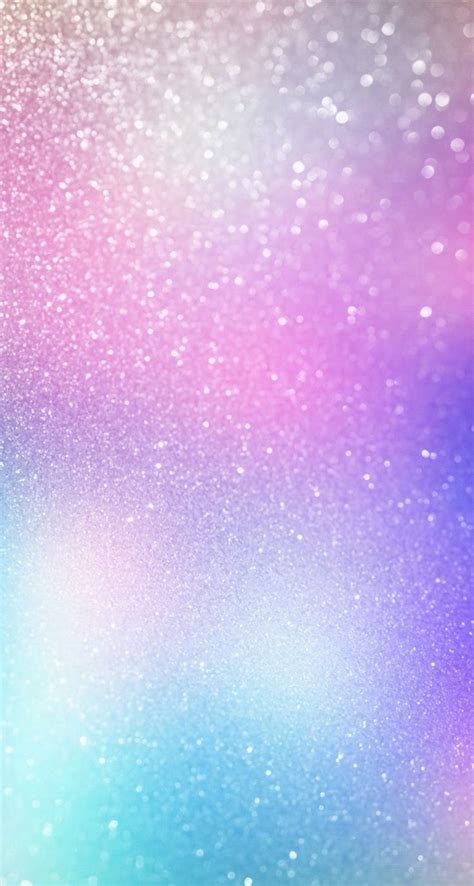 Glitter Pink Purple Blue Ombre Wallpaper