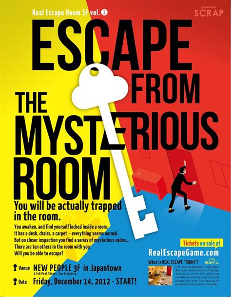 Escape from the Mysterious Room – Real Escape Room SF | Real Escape ...