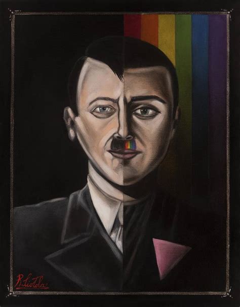 ''HITLER AND ME'' Painting by RAFFAELE CIOTOLA | Saatchi Art