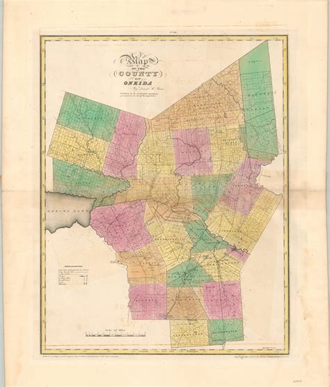 Map of the County of Oneida – Curtis Wright Maps