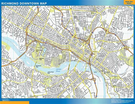 Richmond Downtown Map Printable Map Of Richmond Va Printable Maps ...