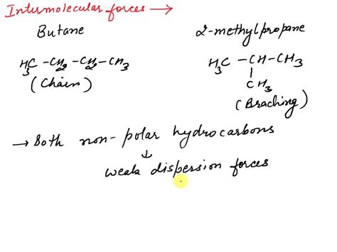 SOLVED: Butane and 2-methylpropane, whose space-filling models are ...